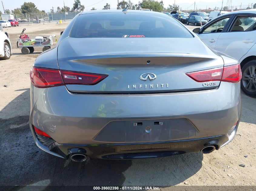 2019 Infiniti Q60 3.0T Red Sport 400 VIN: JN1FV7EK0KM360401 Lot: 39802398