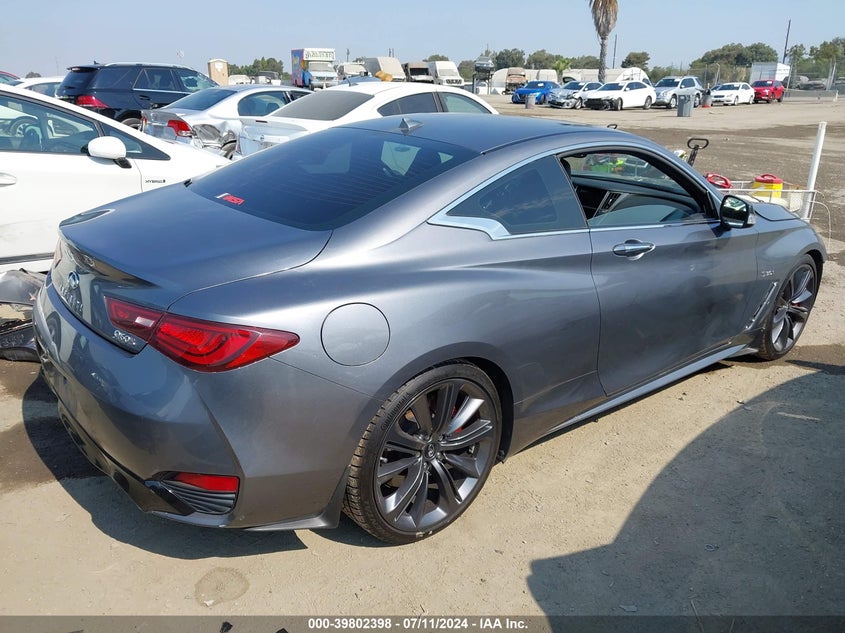 2019 Infiniti Q60 3.0T Red Sport 400 VIN: JN1FV7EK0KM360401 Lot: 39802398
