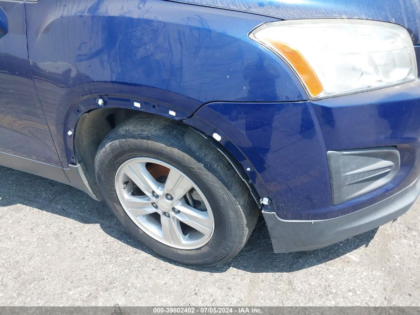 2015 Chevrolet Trax Lt VIN: 3GNCJLSB2FL233262 Lot: 39802402