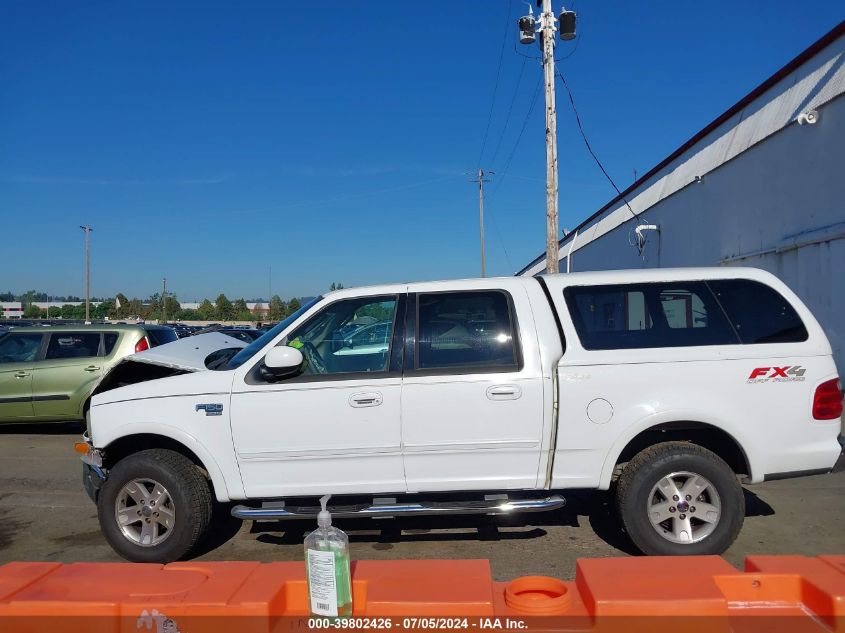 2002 Ford F-150 Lariat/Xlt VIN: 1FTRW08L22KE25375 Lot: 39802426