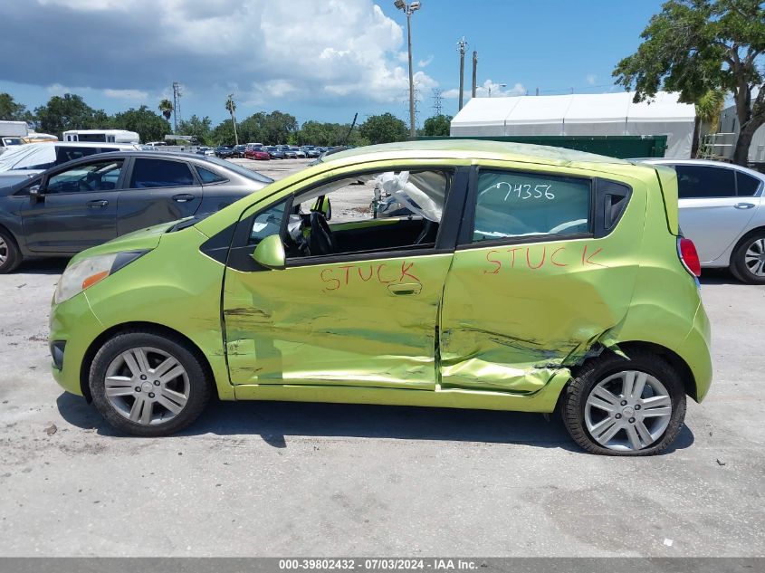 2014 Chevrolet Spark 1Lt Auto VIN: KL8CD6S98EC427621 Lot: 39802432