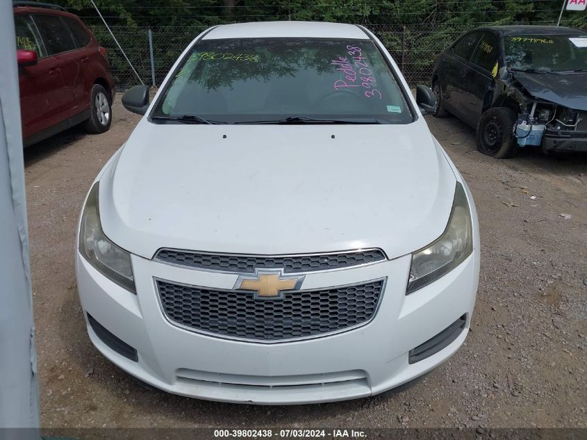 2011 Chevrolet Cruze Ls VIN: 1G1PC5SH1B7273148 Lot: 39802438