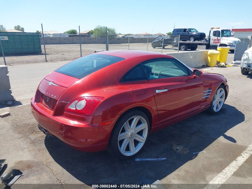 2004 Chrysler Crossfire VIN: 1C3AN69LX4X009683 Lot: 39802440