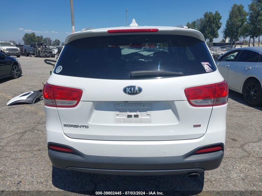 2017 Kia Sorento 2.4L Lx VIN: 5XYPG4A37HG285747 Lot: 39802445