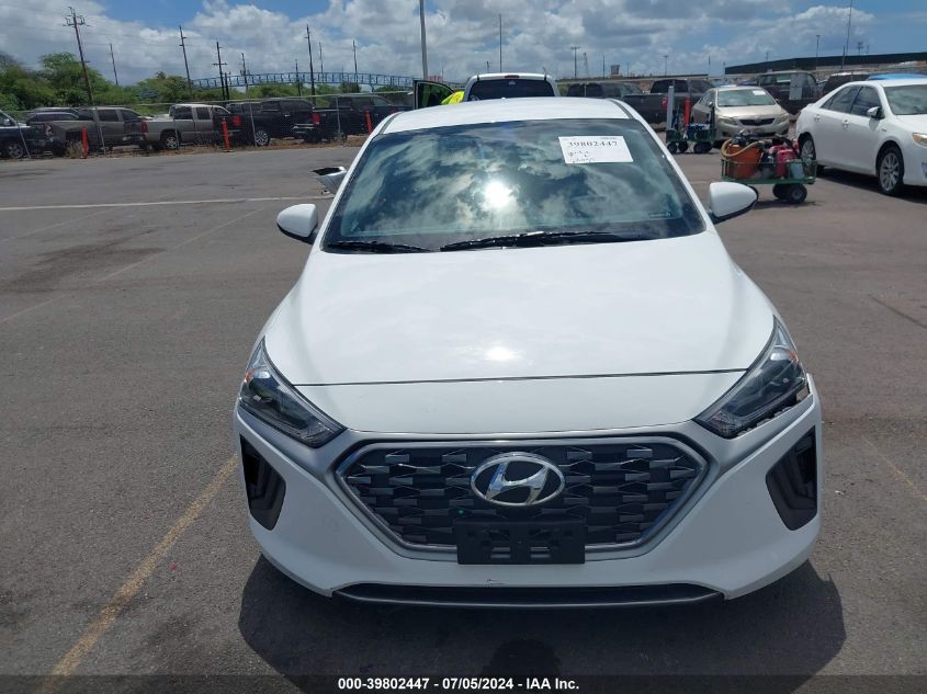 2020 Hyundai Ioniq Hybrid Blue VIN: KMHC65LCXLU234329 Lot: 39802447