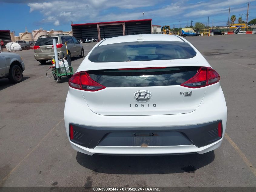 2020 Hyundai Ioniq Hybrid Blue VIN: KMHC65LCXLU234329 Lot: 39802447