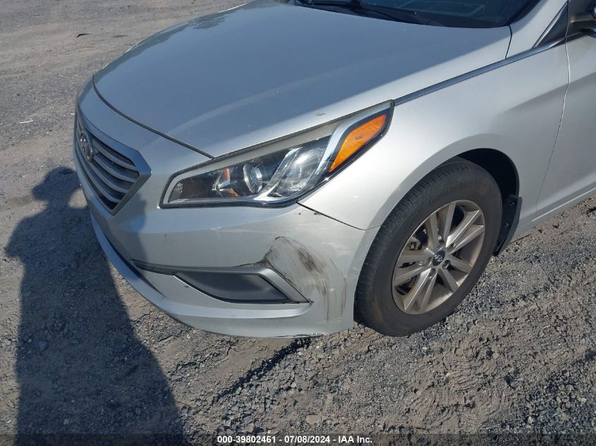 2016 Hyundai Sonata Se VIN: 5NPE24AF2GH410936 Lot: 39802461