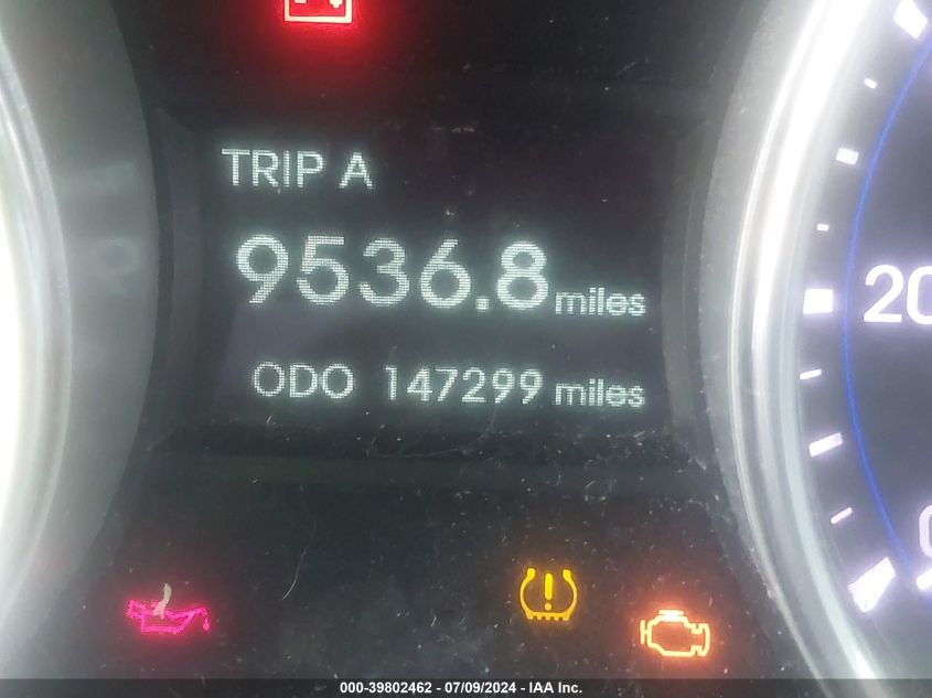 2011 Hyundai Sonata Gls VIN: 5NPEB4ACXBH070675 Lot: 39802462