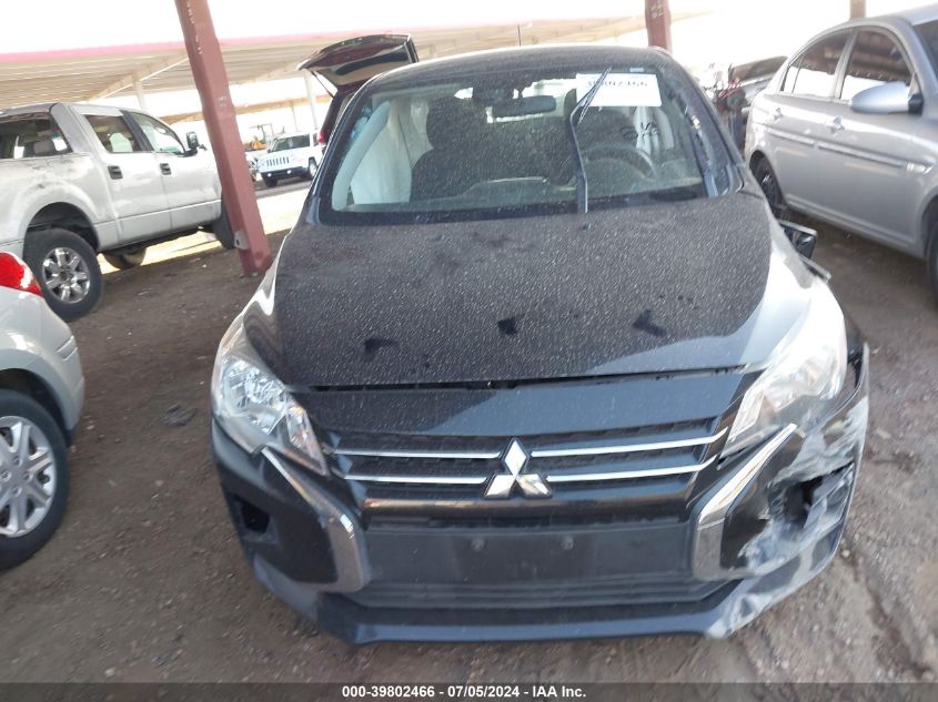 2021 Mitsubishi Mirage Carbonite Edition/Es/Le VIN: ML32AUHJXMH013018 Lot: 39802466