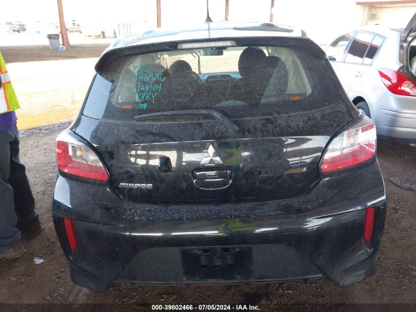 2021 Mitsubishi Mirage Carbonite Edition/Es/Le VIN: ML32AUHJXMH013018 Lot: 39802466