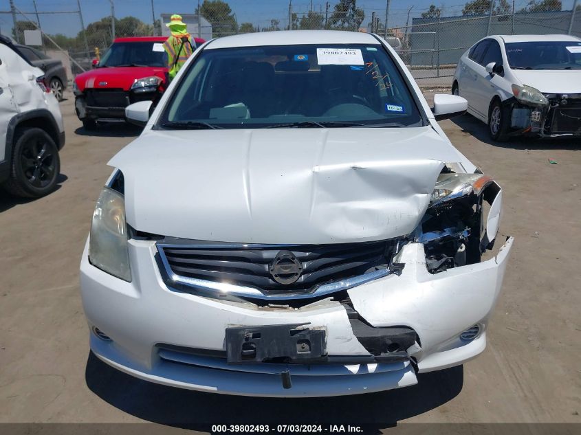 2012 Nissan Sentra 2.0 S VIN: 3N1AB6AP5CL764336 Lot: 39802493