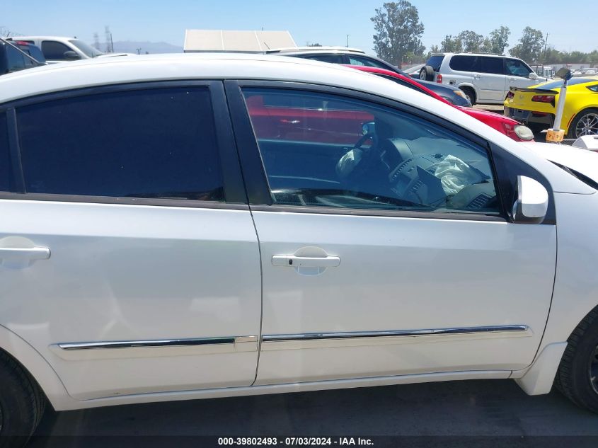 3N1AB6AP5CL764336 2012 Nissan Sentra 2.0 S