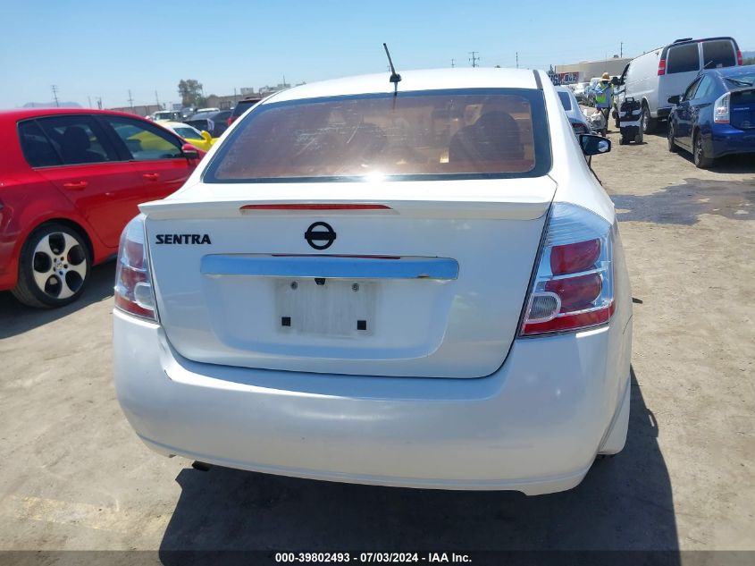 2012 Nissan Sentra 2.0 S VIN: 3N1AB6AP5CL764336 Lot: 39802493