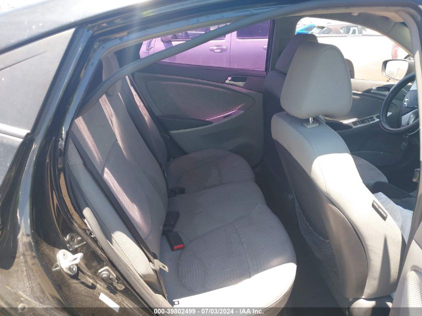 2013 Hyundai Accent Gls/Gs VIN: KMHCT4AE1DU284674 Lot: 39802499