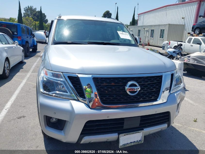 2018 Nissan Armada Sv VIN: JN8AY2ND3J9053703 Lot: 39802520