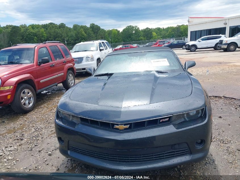 2014 CHEVROLET CAMARO 2LT - 2G1FC3D34E9218892