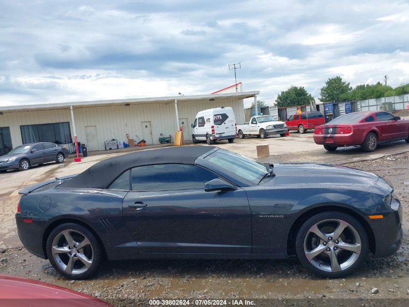 2014 CHEVROLET CAMARO 2LT - 2G1FC3D34E9218892