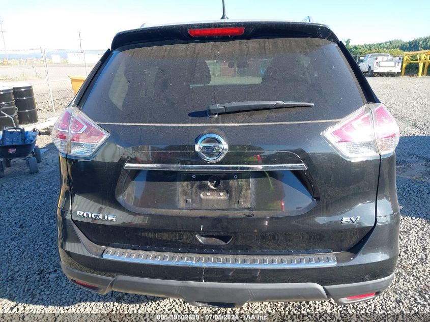 2016 Nissan Rogue Sv VIN: KNMAT2MT6GP696263 Lot: 39802629