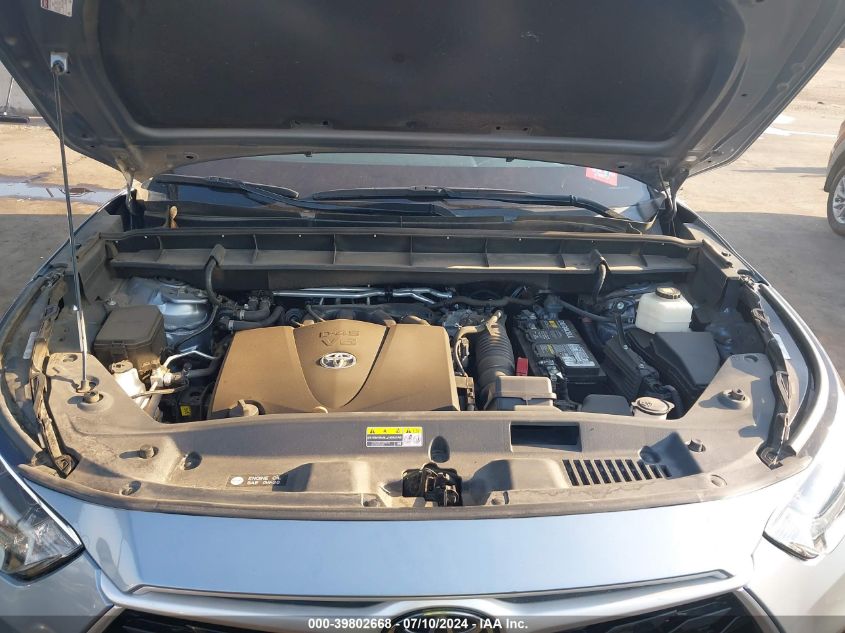 2021 Toyota Highlander Le VIN: 5TDZZRAH6MS032931 Lot: 39802668