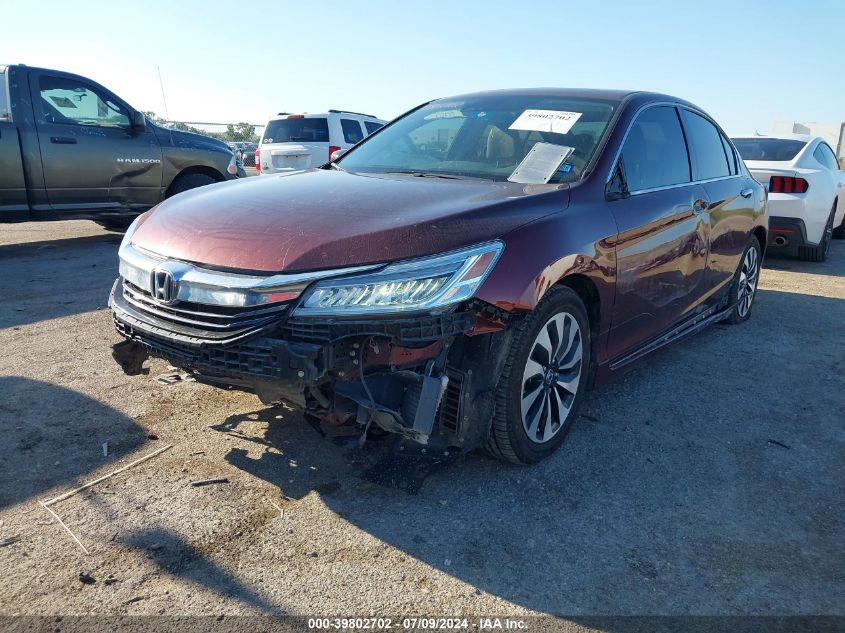 JHMCR6F70HC023734 2017 Honda Accord Hybrid Touring