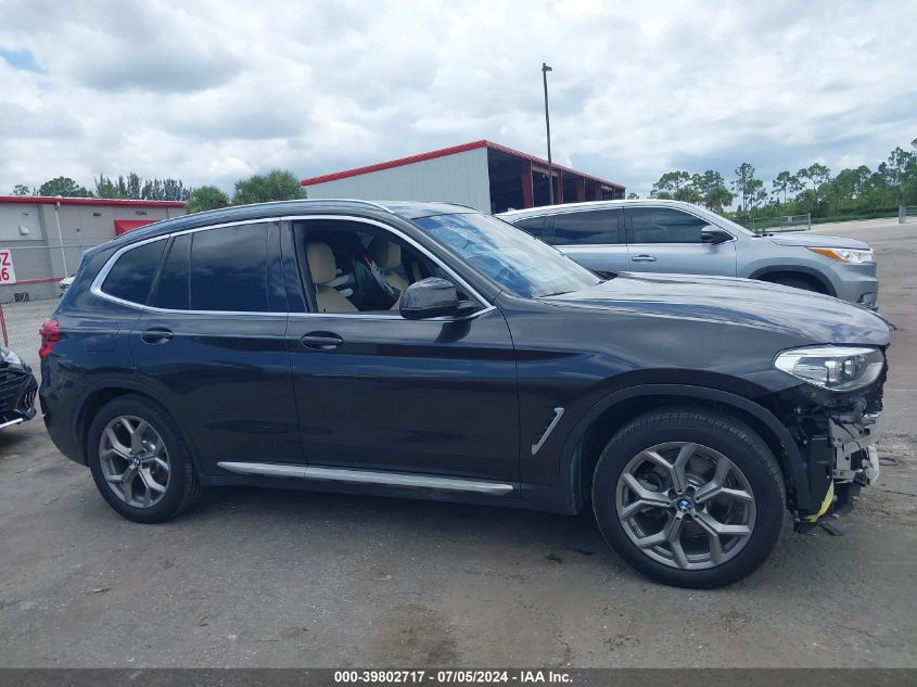 2020 BMW X3 Sdrive30I VIN: 5UXTY3C03L9C48330 Lot: 39802717