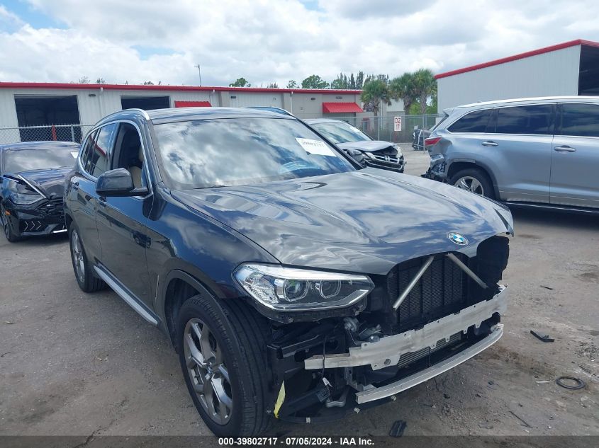 2020 BMW X3 Sdrive30I VIN: 5UXTY3C03L9C48330 Lot: 39802717