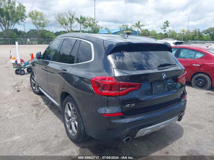 2020 BMW X3 Sdrive30I VIN: 5UXTY3C03L9C48330 Lot: 39802717