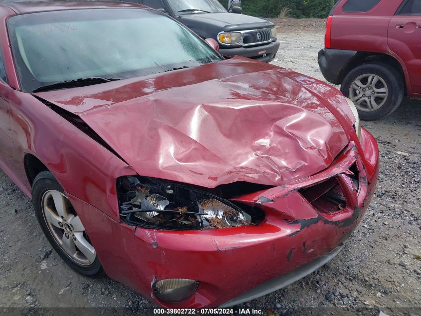 2005 Pontiac Grand Prix VIN: 2G2WP522X51134449 Lot: 39802722