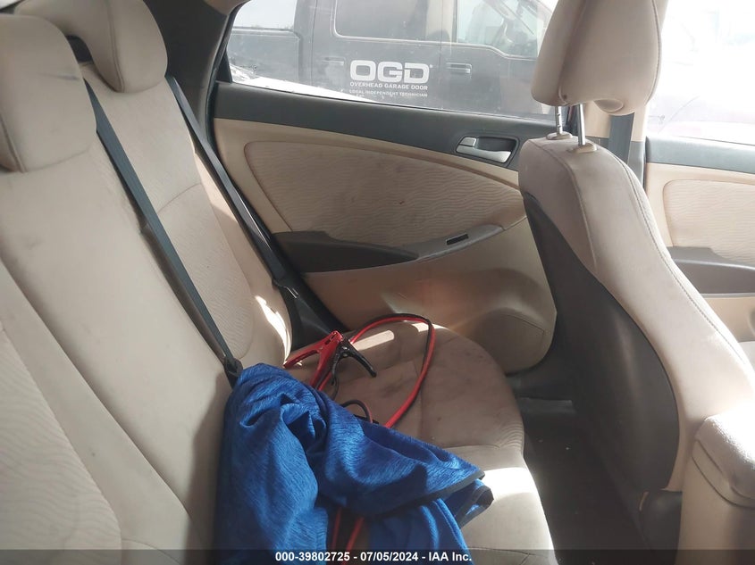 2012 Hyundai Accent Gls VIN: KMHCU4AE0CU240998 Lot: 39802725