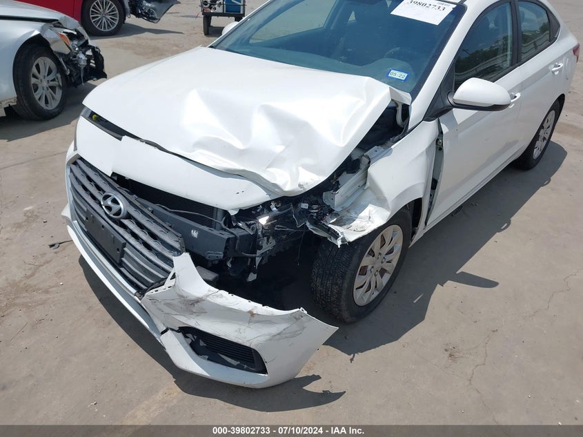 2018 Hyundai Accent Se VIN: 3KPC24A3XJE020885 Lot: 39802733