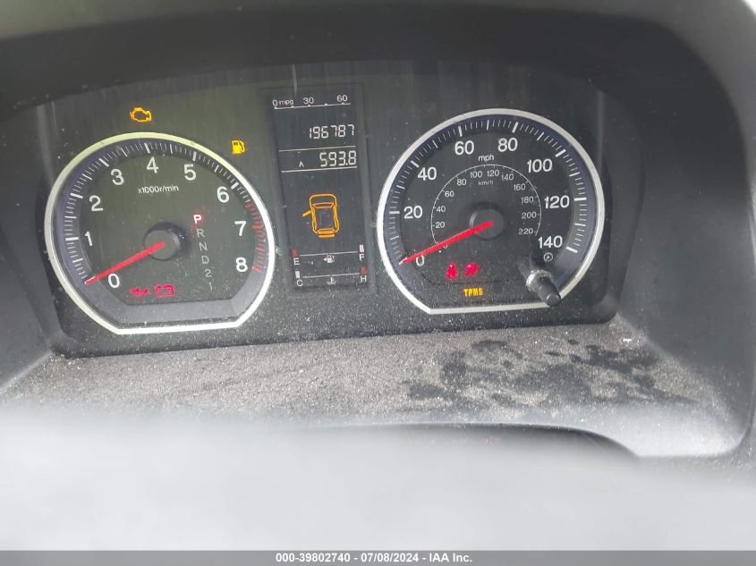 2007 Honda Cr-V Lx VIN: 5J6RE38327L001338 Lot: 39802740