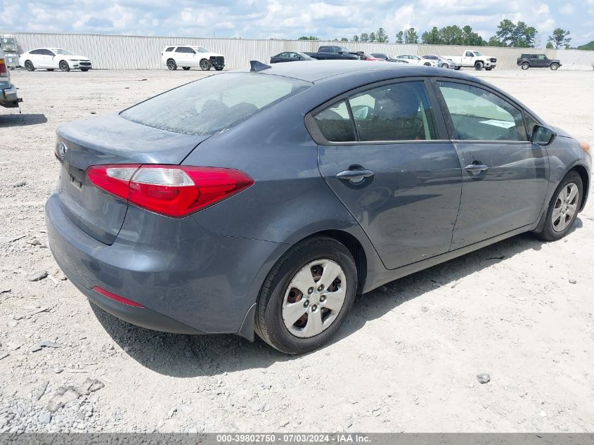 2016 Kia Forte Lx VIN: KNAFK4A61G5586278 Lot: 40385986