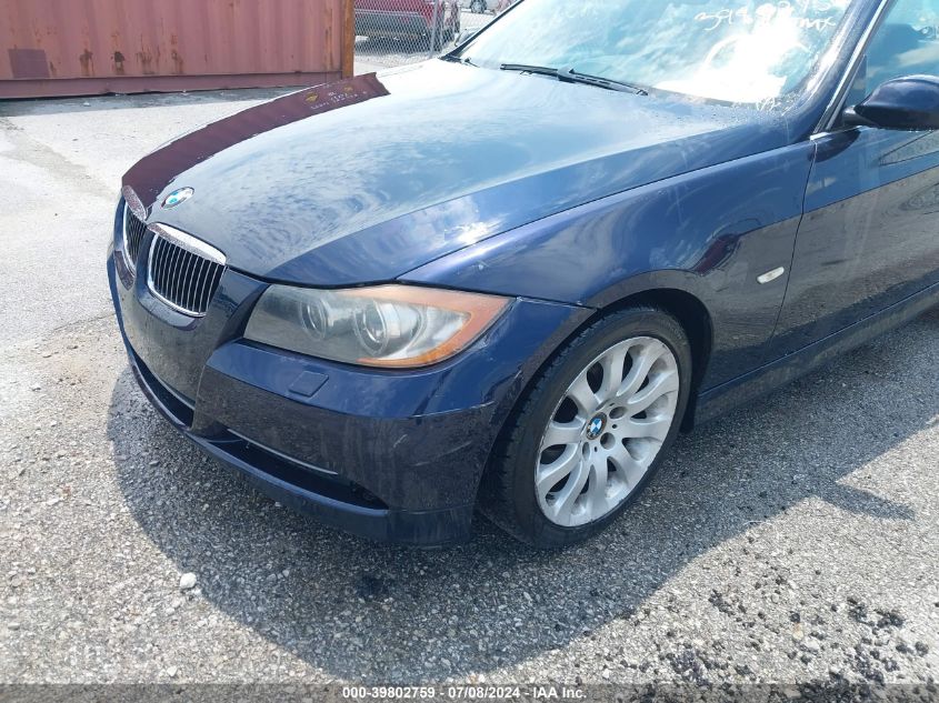 2006 BMW 330I VIN: WBAVB33586KR77759 Lot: 39802759