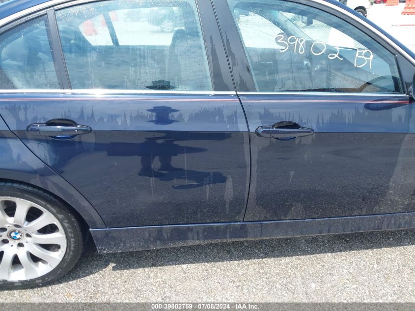 2006 BMW 330I VIN: WBAVB33586KR77759 Lot: 39802759