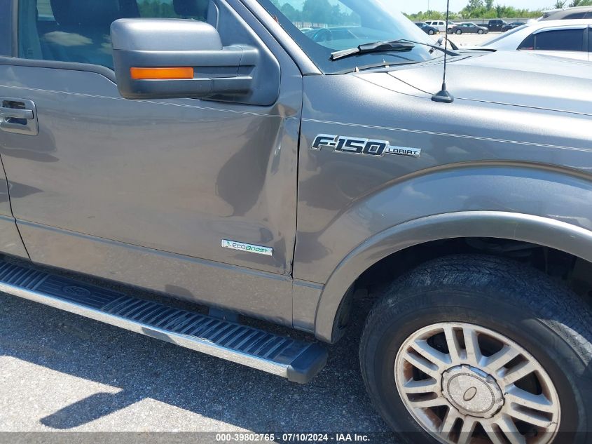 2012 Ford F-150 Lariat VIN: 1FTFW1CT4CFB24410 Lot: 39802765