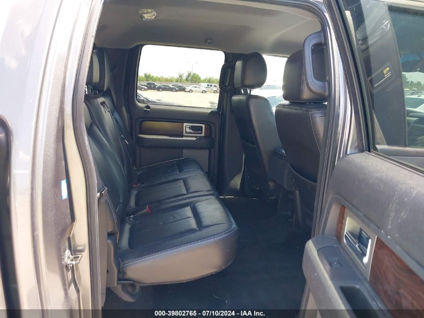 2012 Ford F-150 Lariat VIN: 1FTFW1CT4CFB24410 Lot: 39802765