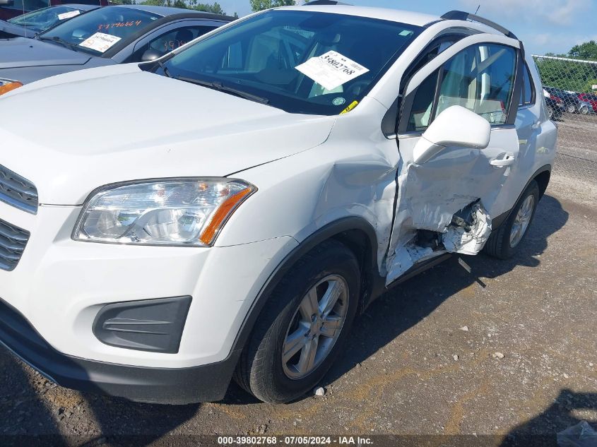 2015 Chevrolet Trax Lt VIN: KL7CJLSB0FB180228 Lot: 39802768