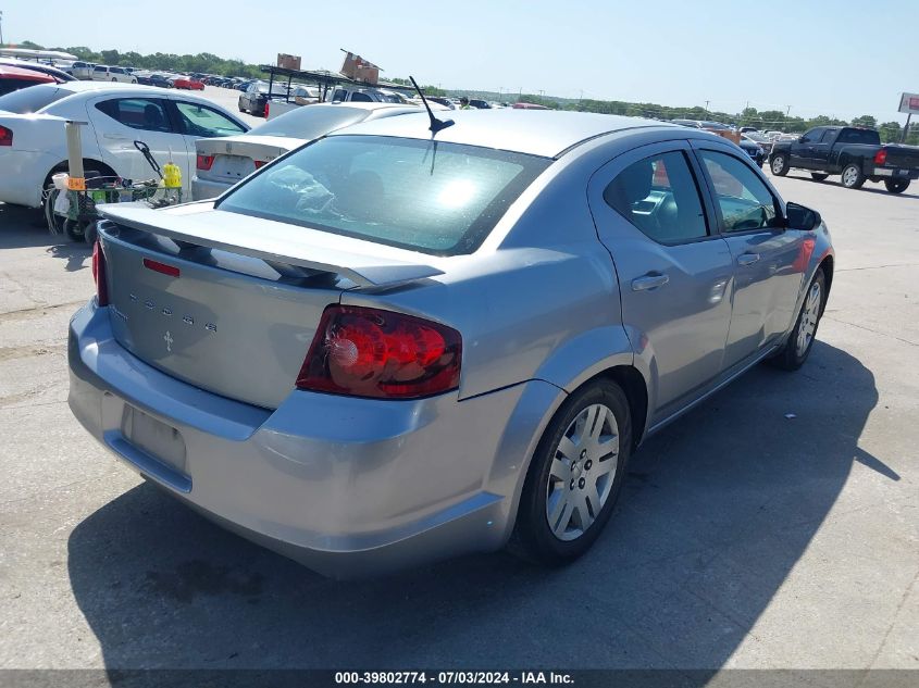 2014 Dodge Avenger Se VIN: 1C3CDZAB0EN226608 Lot: 39802774