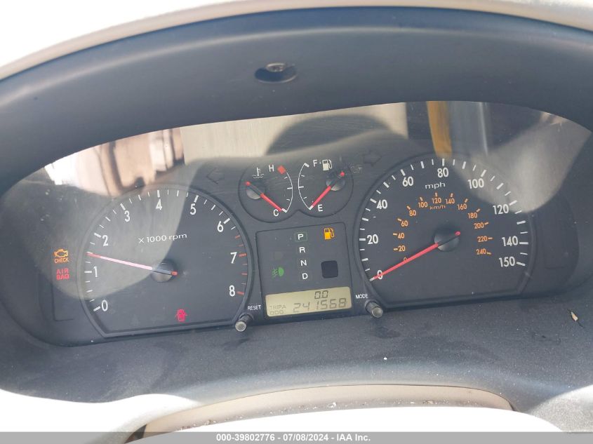 2001 Kia Optima Lx V6/Se V6 VIN: KNAGD124315053687 Lot: 39802776