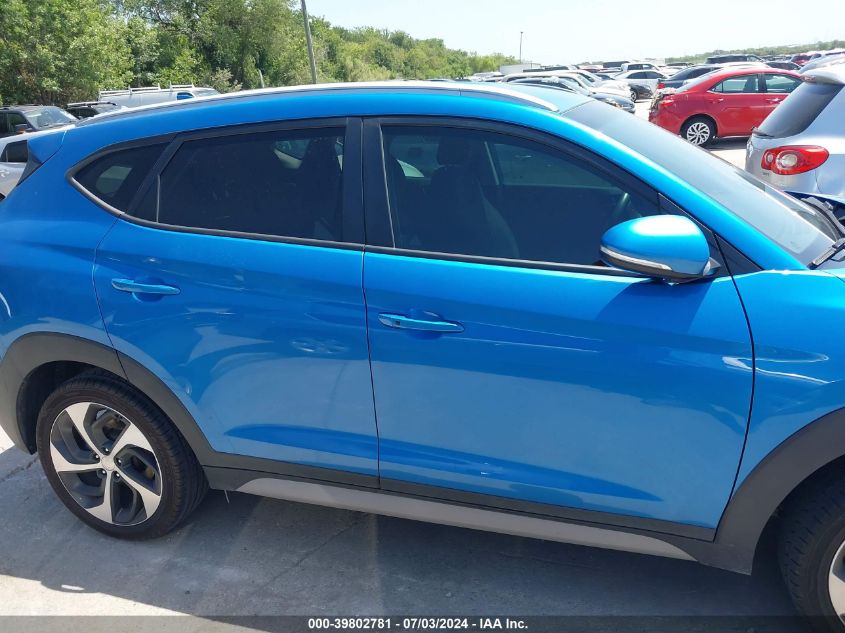 2018 Hyundai Tucson Sport VIN: KM8J33AL3JU705435 Lot: 39802781