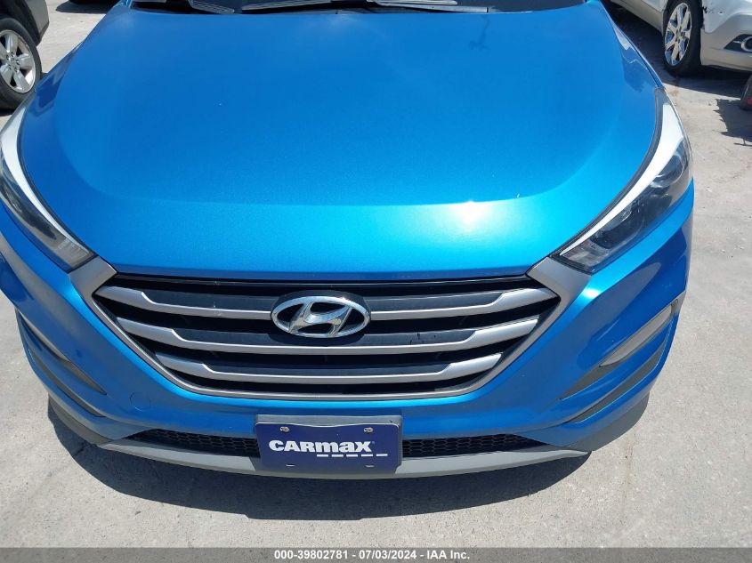 2018 Hyundai Tucson Sport VIN: KM8J33AL3JU705435 Lot: 39802781