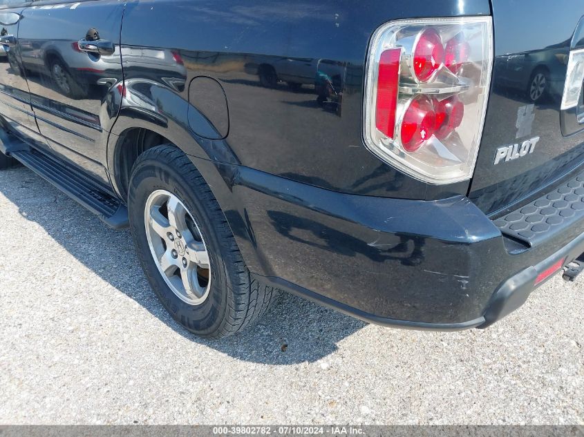 2006 Honda Pilot Ex-L VIN: 5FNYF28736B044440 Lot: 39802782