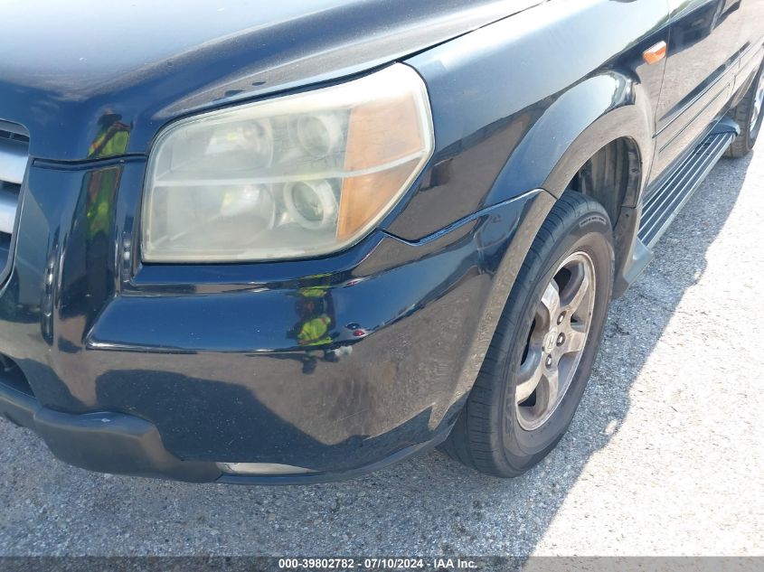 2006 Honda Pilot Ex-L VIN: 5FNYF28736B044440 Lot: 39802782