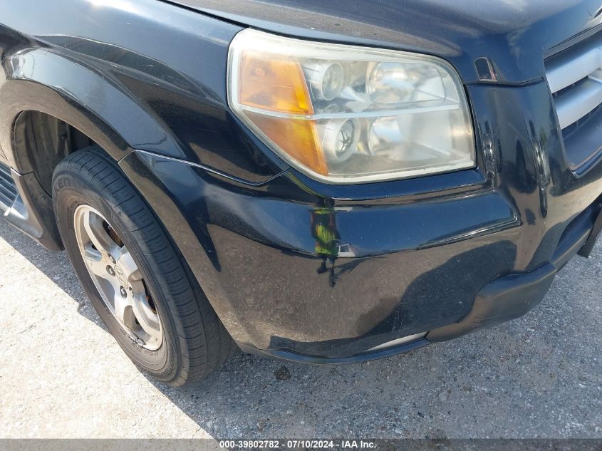 2006 Honda Pilot Ex-L VIN: 5FNYF28736B044440 Lot: 39802782