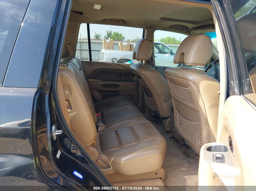 2006 Honda Pilot Ex-L VIN: 5FNYF28736B044440 Lot: 39802782