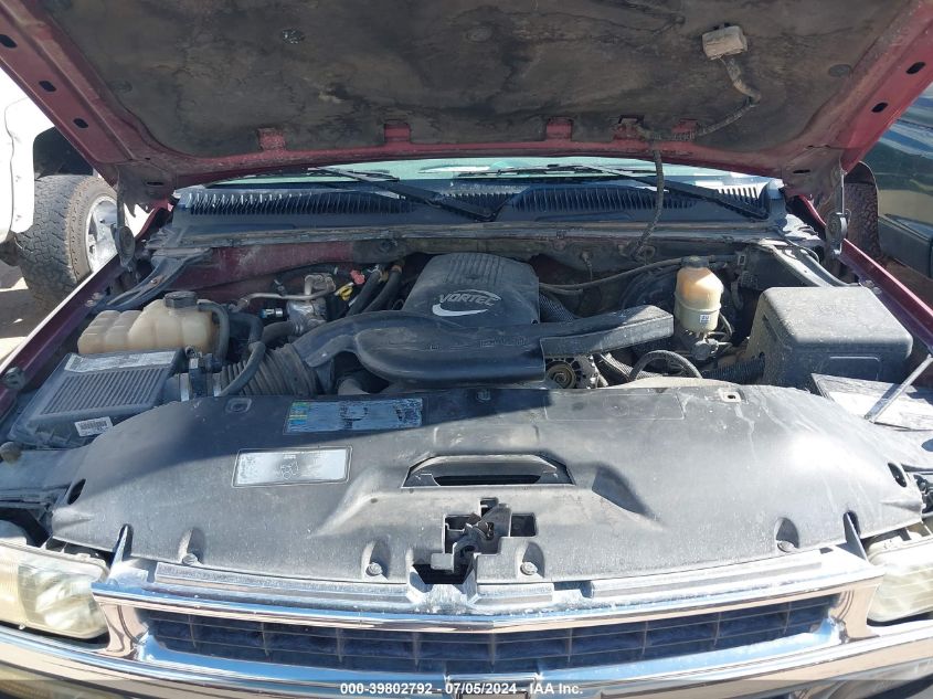 2002 Chevrolet Tahoe Ls VIN: 1GNEC13Z02R328280 Lot: 39802792