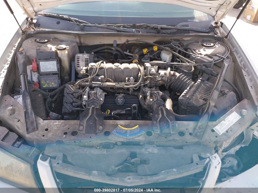 2004 Chevrolet Impala Ls VIN: 2G1WH55K449130653 Lot: 39802817