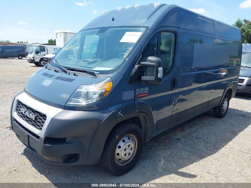 2019 Ram Promaster 2500 High Roof 159 Wb VIN: 3C6TRVDG1KE520801 Lot: 39802845