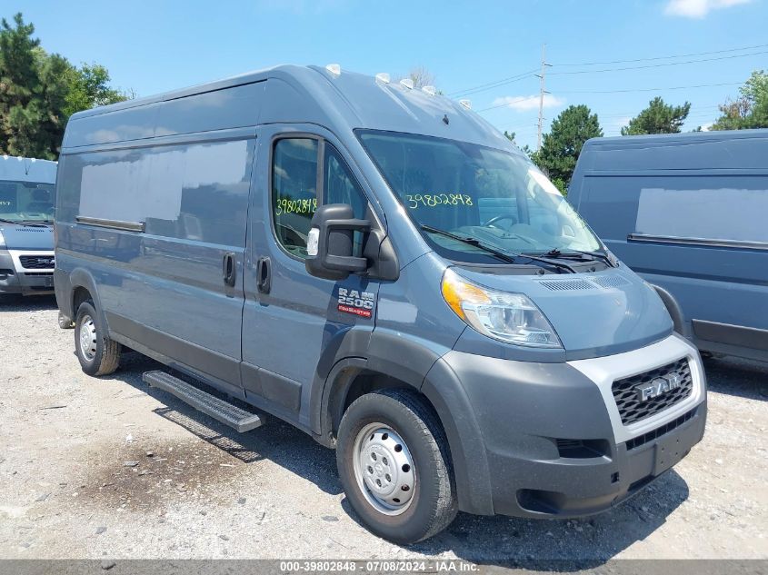 2019 Ram Promaster 2500 High Roof 159 Wb VIN: 3C6TRVDG1KE521687 Lot: 39802848