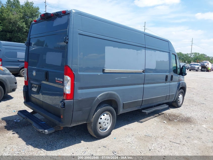 2019 Ram Promaster 2500 High Roof 159 Wb VIN: 3C6TRVDG1KE521687 Lot: 39802848